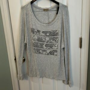 Democracy Waffle Knit Tee